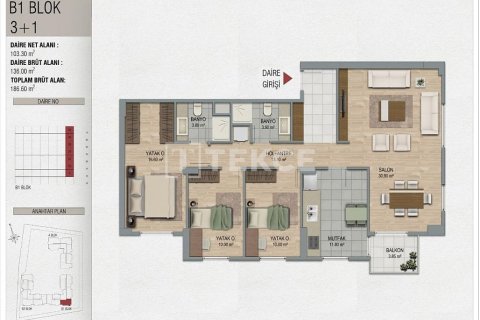 3 bedrooms Apartment in Binh Khanh Dong, Vietnam No. 80215 16