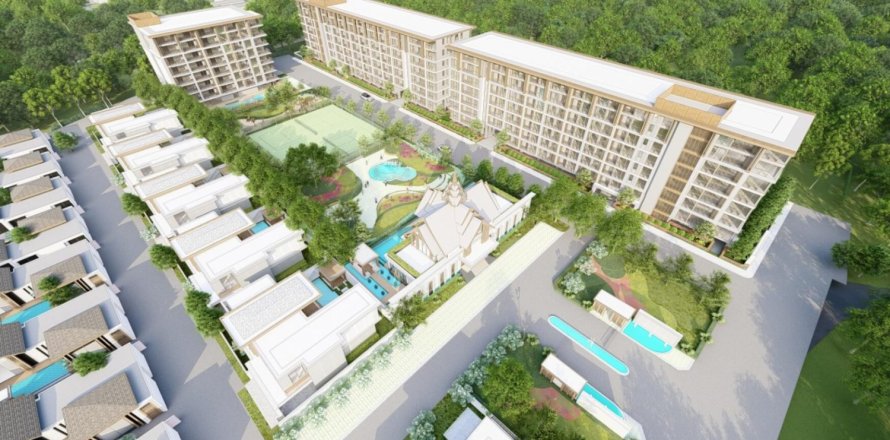 Кондоминиум с 3 спальнями в Пляж Лаян, Таиланд №2098