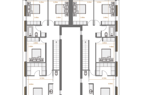 Вилла с 4 спальнями в Лимассол, Кипр №78959 8