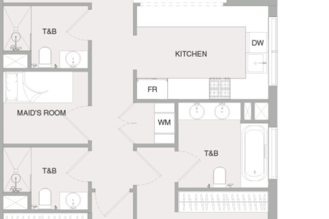Квартира с 2 спальнями в Кантхо , Вьетнам №92040 21