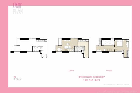 Кондоминиум  с 1 спальней в Бангкок, Таиланд №1118 15