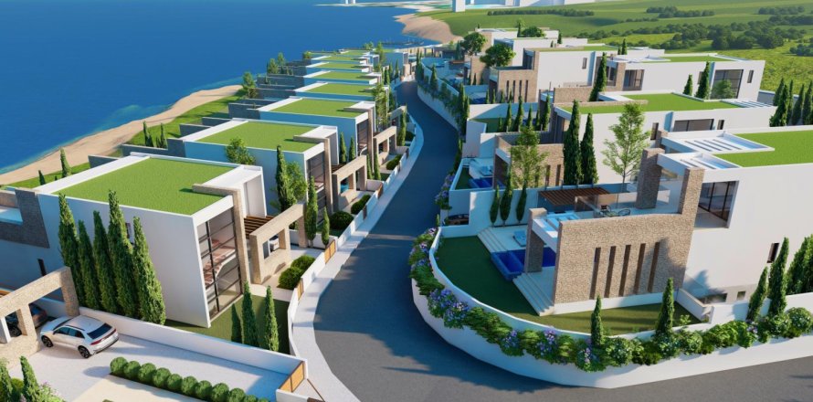 Вилла с 6 спальнями в Пафос, Кипр №37865