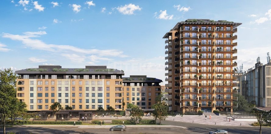 Квартира с 4 спальнями в Стамбул, Турция №128138