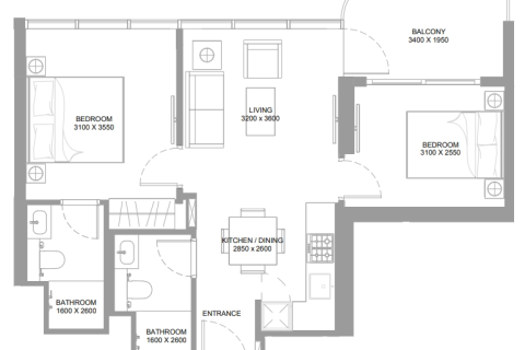 2 dormitorios Apartment en Hai Phong, Vietnam No. 88635 9