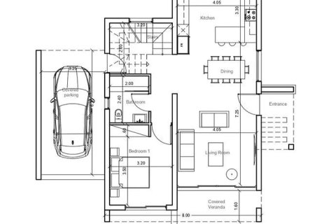 Дом с 4 спальнями в Героскипу, Кипр №37103 1