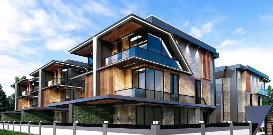 Вилла с 6 спальнями в Аксу, Турция №17329