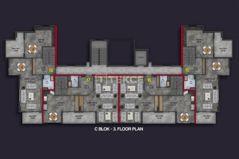 2 chambres Penthouse à Chau Lang, Vietnam No. 72669 11