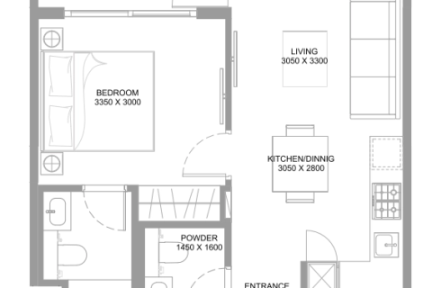 Квартира с 1 спальней в Ханой , Вьетнам №92111 8