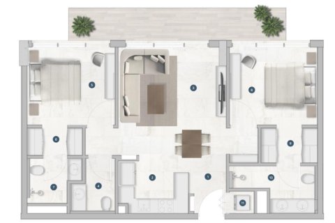 2 bedrooms Apartment in Can Tho, Vietnam No. 90976 15