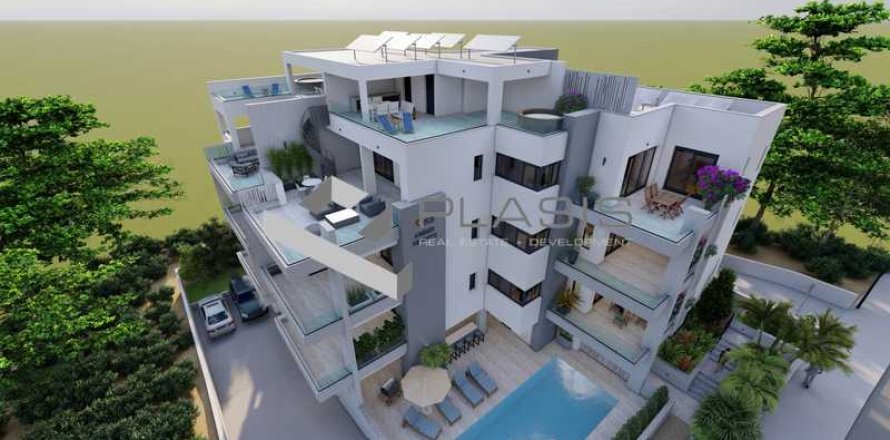 3 dormitorios Penthouse en Agios Athanasios, Cyprus No. 103677