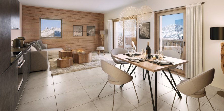 Квартира с 2 спальнями в Кре-Волан, Франция №100192