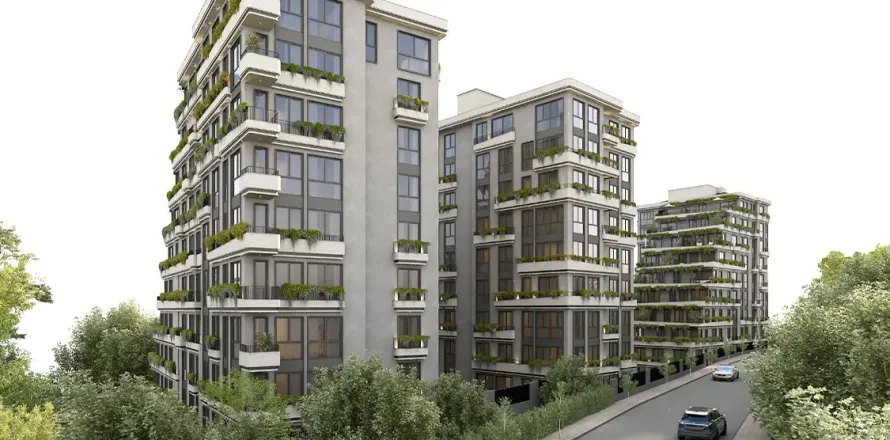 Квартира с 3 комнатами в Стамбул, Турция №122483