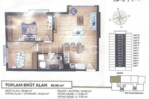 Квартира с 2 спальнями в Chau Doc, Вьетнам №11487 6