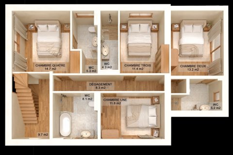 4 bedrooms House in Les Belleville, France No. 99560 5