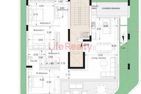Пентхаус с 3 спальнями в Лимассол, Кипр №102289 3