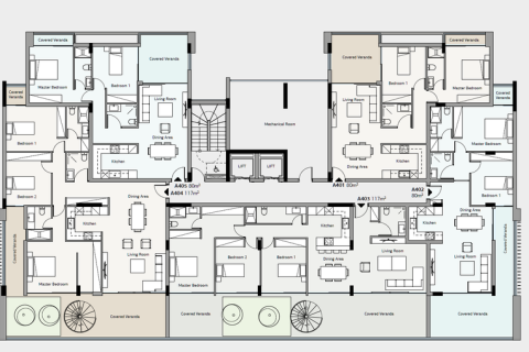 3 bedrooms Penthouse in Germasogeia, Cyprus No. 65993 8