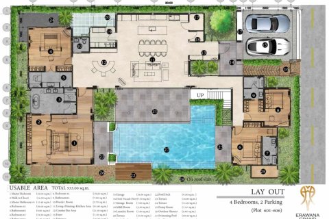 Вилла с 4 спальнями в Пляж Лаян, Таиланд №2007 16