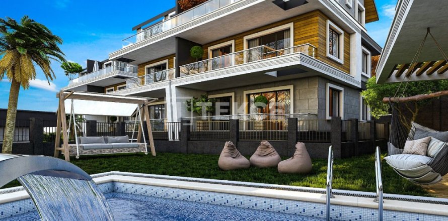 Квартира с 4 спальнями в Аланья, Турция №113082