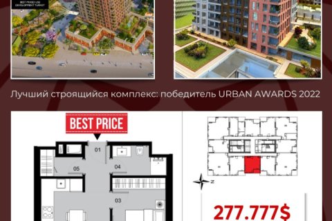 1 dormitorio Apartment en Bahcelievler, Turkey No. 12457