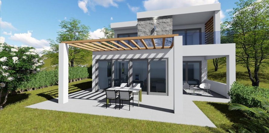 Вилла с 3 спальнями в Халкидики, Греция №109638