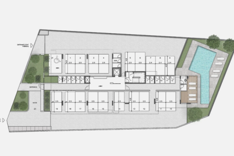 Пентхаус с 2 спальнями в Агиос Афанасиос, Кипр №46831 6