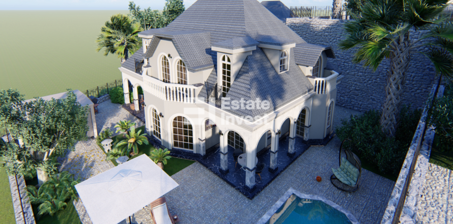 Вилла с 4 спальнями в Аланья, Турция №115348