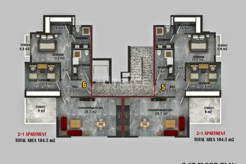 2 bedrooms Penthouse in Chau Lang, Vietnam No. 86900 10