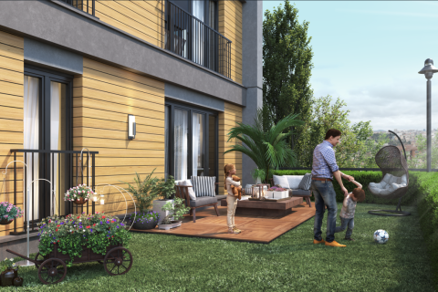 Квартира с 2 спальнями в Стамбул, Турция №16367