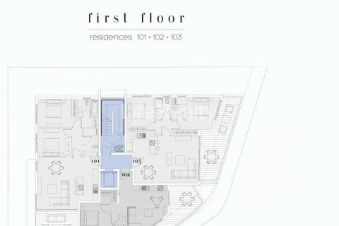 Пентхаус с 3 спальнями в Лимассол, Кипр №40525 2