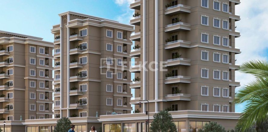 Квартира с 3 спальнями в Мезитли, Турция №86769