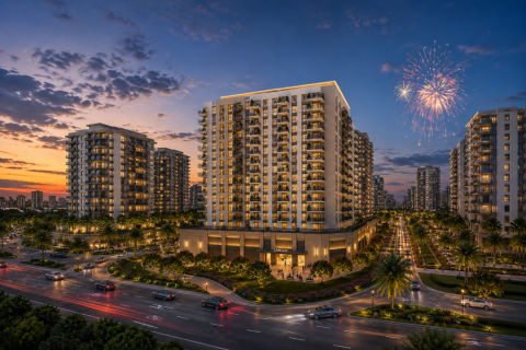2 chambres Appartement à Town Square, UAE No. 125321