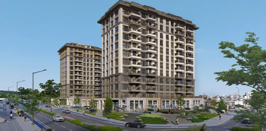 Квартира с 4 комнатами в Стамбул, Турция №92387