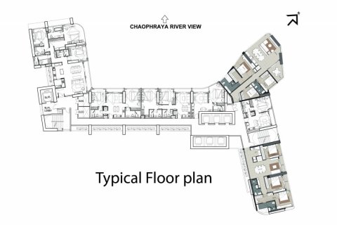 Кондоминиум  с 3 спальнями в Бангкок, Таиланд №365 21