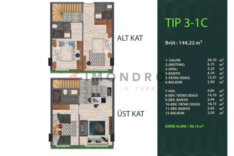 2 chambres Appartement à Cau Giay, Vietnam No. 17059 3