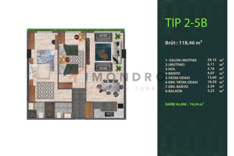 2 chambres Appartement à Cau Giay, Vietnam No. 17059 11