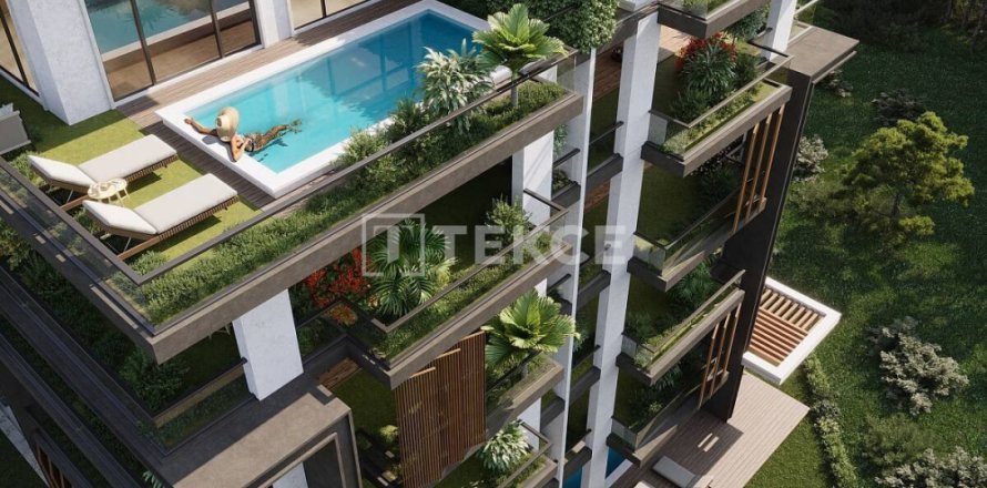Квартира с 4 спальнями в Картепе, Турция №86142