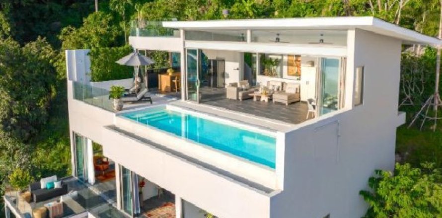 4 bedrooms Villa on the Chaweng Beach, Thailand No. 96210