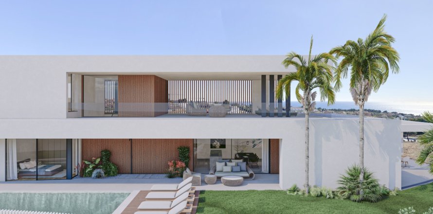 Вилла с 4 спальнями в Манильва, Испания №122796