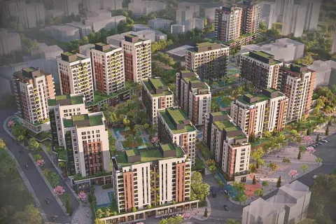 Квартира с 4 комнатами в Стамбул, Турция №92189