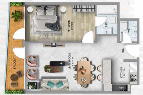 1 chambre Appartement à Can Tho, Vietnam No. 88828 9