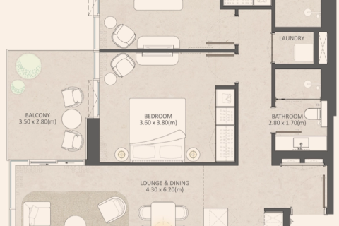 2 dormitorios Apartment en Can Tho, Vietnam No. 91315 21