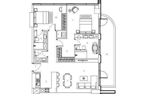 2 bedrooms Apartment in Can Tho, Vietnam No. 92150 10