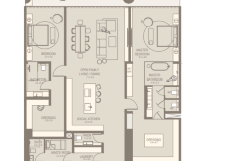 2 chambres Appartement à Can Tho, Vietnam No. 91334 8