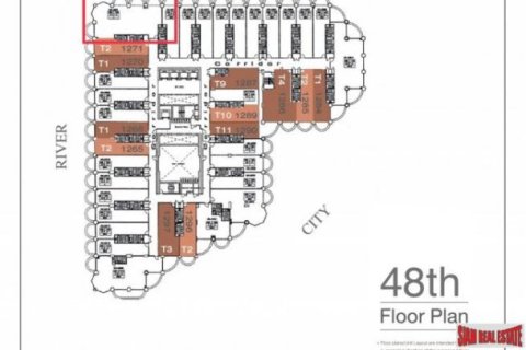 1 dormitorio Apartment en Bangkok, Thailand No. 97038 19