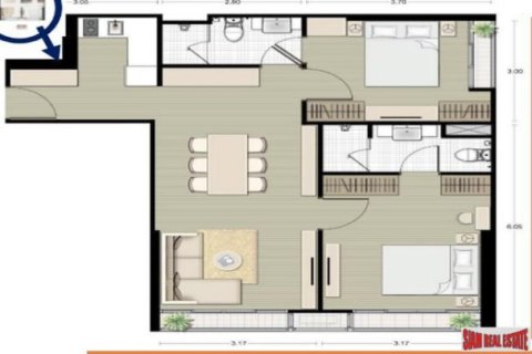 2 bedrooms Apartment in Bangkok, Thailand No. 96831 3