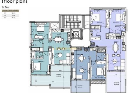 1 dormitorio Apartment en Germasogeia, Cyprus No. 103801 9