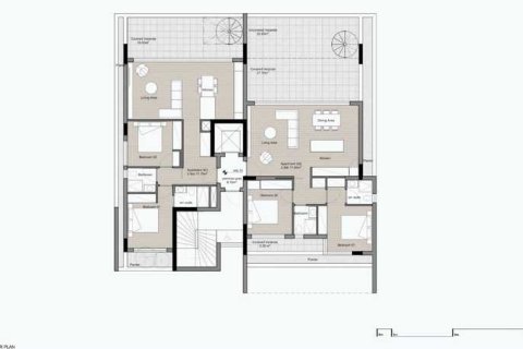 Пентхаус с 2 спальнями в Лимассол, Кипр №77768 7