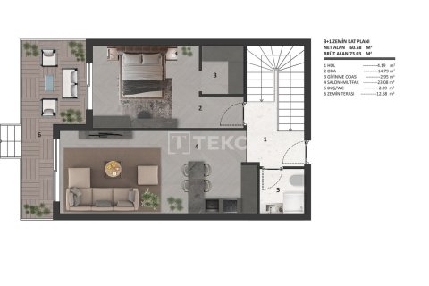 Квартира с 4 спальнями в Luong Hoa, Вьетнам №92500 7