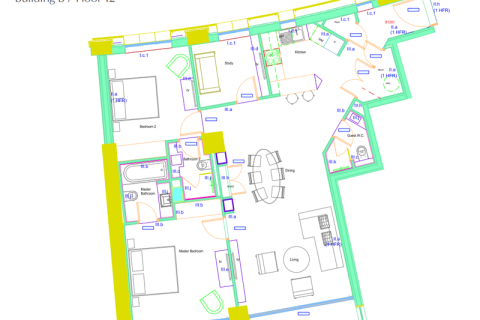 Квартира с 2 спальнями в Лимассол, Кипр №35030 16