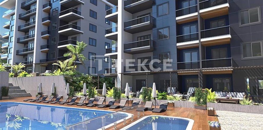 Квартира с 3 спальнями в Аланья, Турция №10988